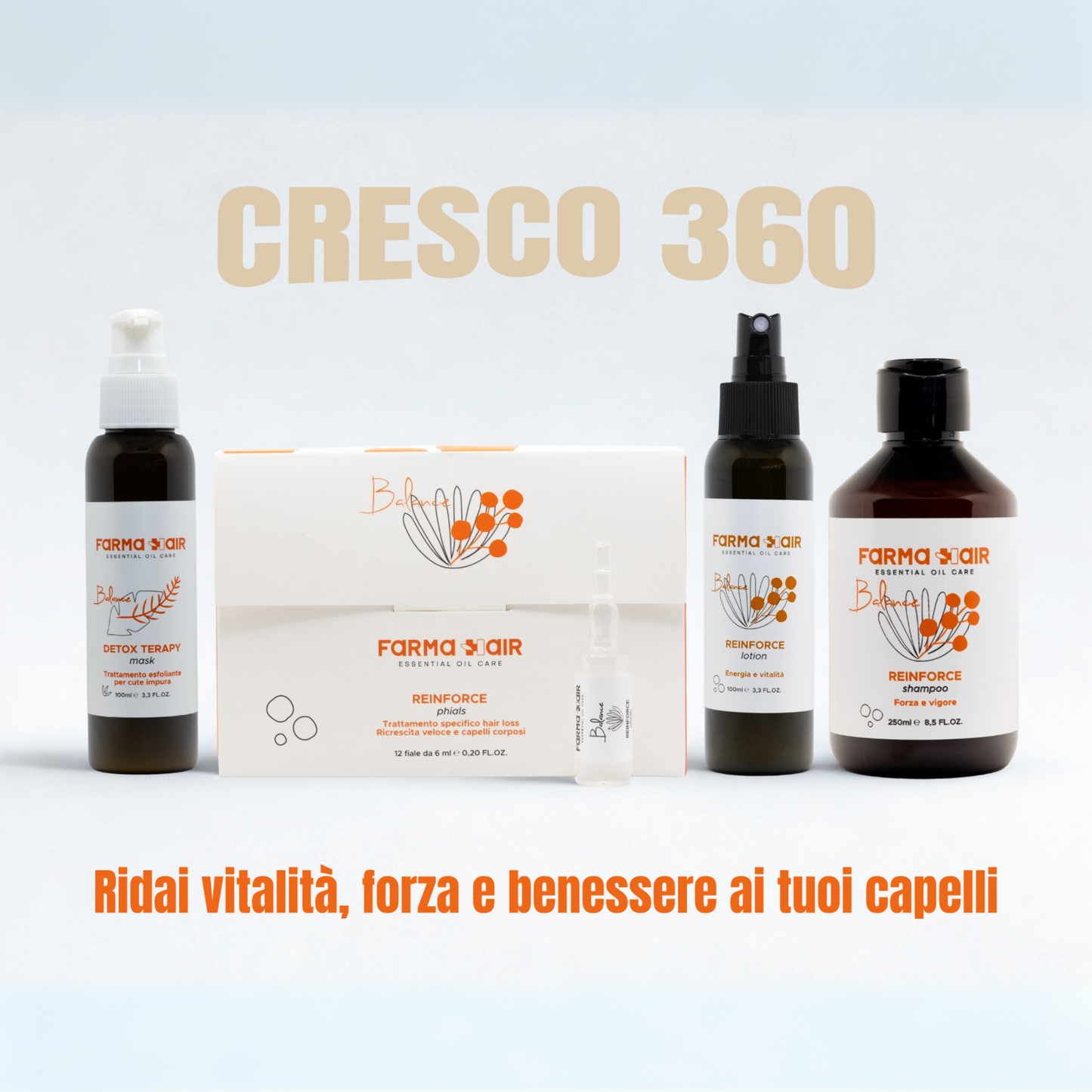TRATTAMENTO DOMICILIARE CRESCO 360 | Ridai vitalità, forza e benessere ai tuoi capelli