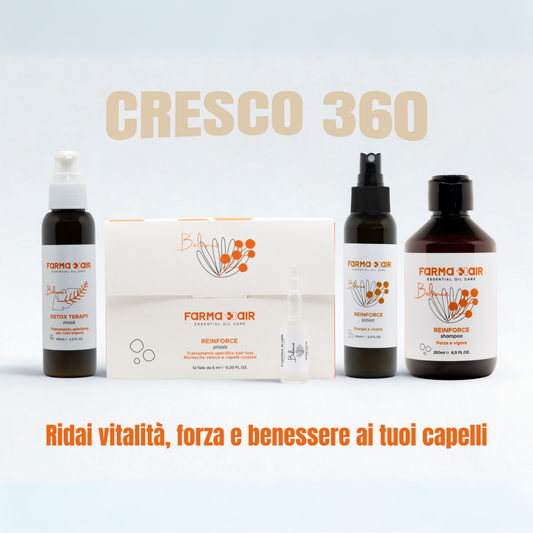 TRATTAMENTO DOMICILIARE CRESCO 360 | Ridai vitalità, forza e benessere ai tuoi capelli